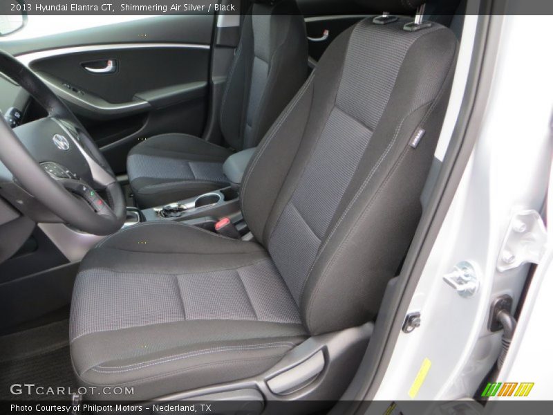 Shimmering Air Silver / Black 2013 Hyundai Elantra GT