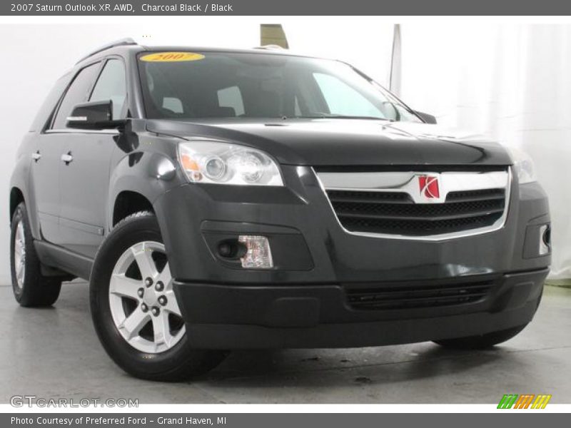 Charcoal Black / Black 2007 Saturn Outlook XR AWD