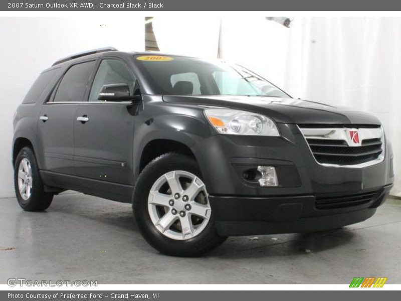 Charcoal Black / Black 2007 Saturn Outlook XR AWD
