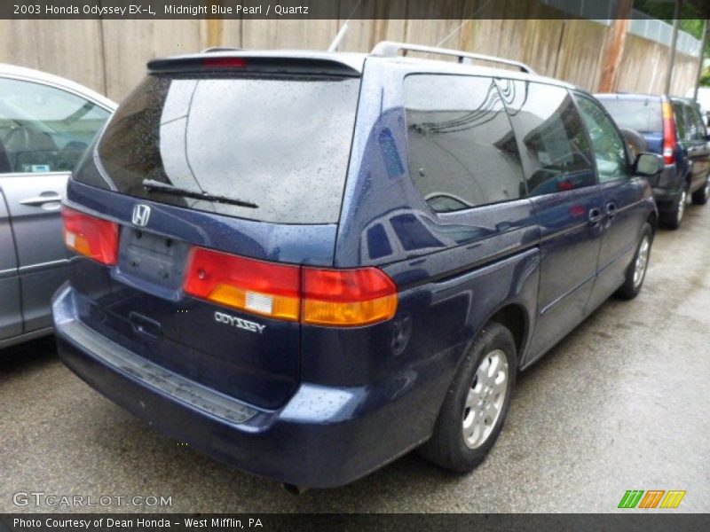 Midnight Blue Pearl / Quartz 2003 Honda Odyssey EX-L