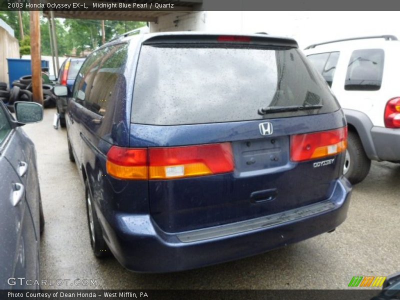 Midnight Blue Pearl / Quartz 2003 Honda Odyssey EX-L
