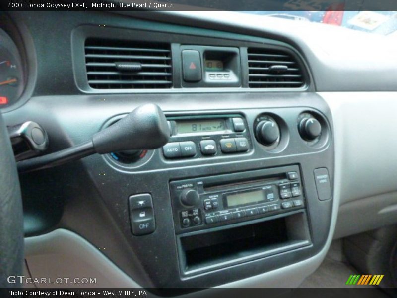 Controls of 2003 Odyssey EX-L