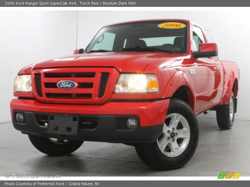 Torch Red / Medium Dark Flint 2006 Ford Ranger Sport SuperCab 4x4