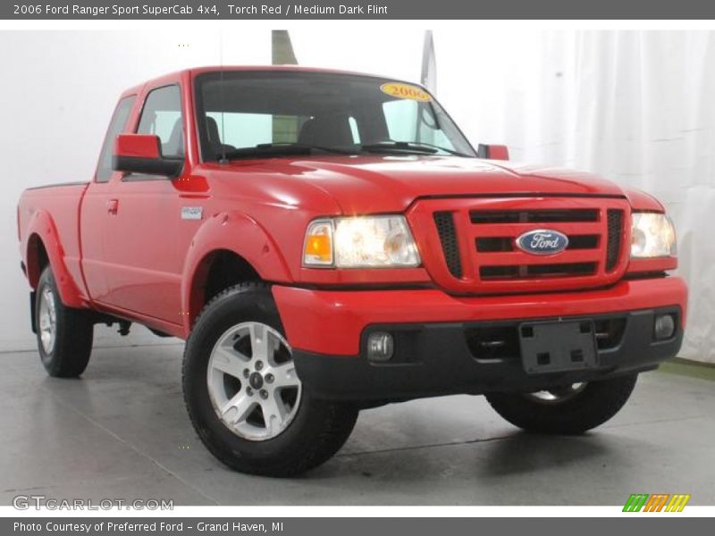 Torch Red / Medium Dark Flint 2006 Ford Ranger Sport SuperCab 4x4