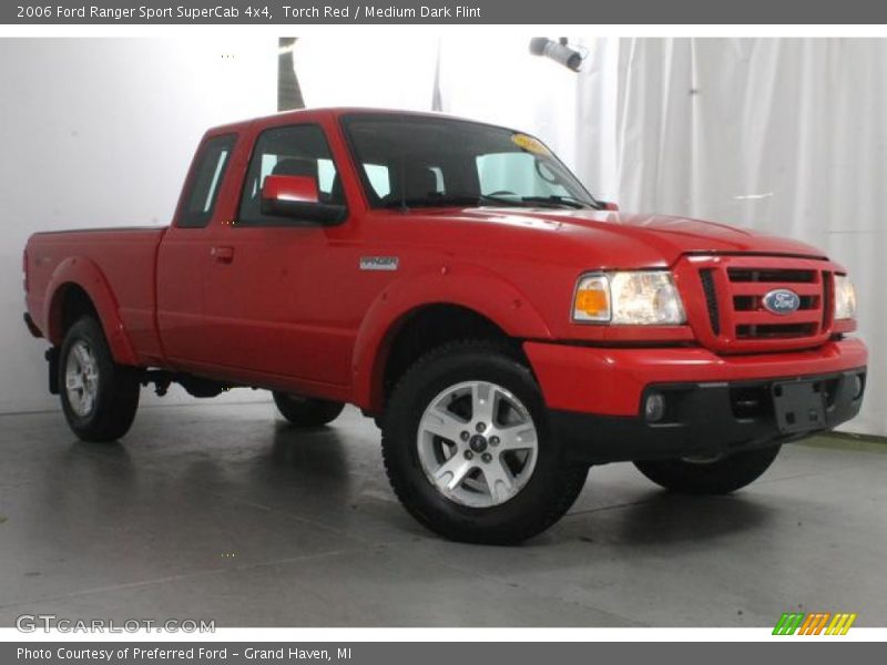 Torch Red / Medium Dark Flint 2006 Ford Ranger Sport SuperCab 4x4