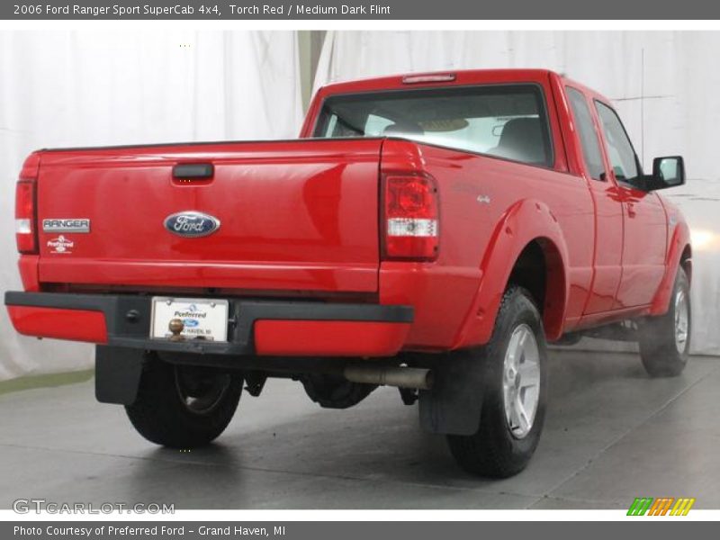 Torch Red / Medium Dark Flint 2006 Ford Ranger Sport SuperCab 4x4
