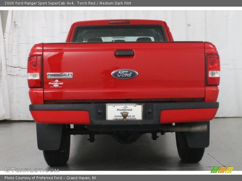 Torch Red / Medium Dark Flint 2006 Ford Ranger Sport SuperCab 4x4