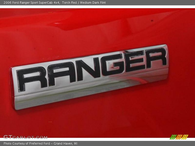 Torch Red / Medium Dark Flint 2006 Ford Ranger Sport SuperCab 4x4