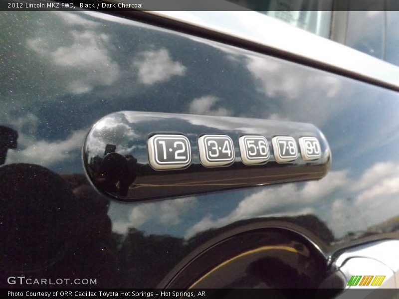 Black / Dark Charcoal 2012 Lincoln MKZ FWD