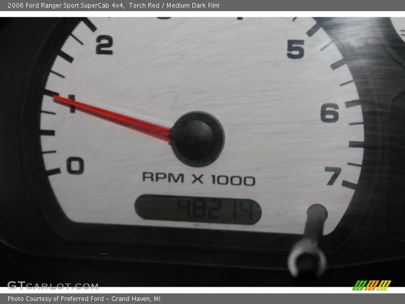 Torch Red / Medium Dark Flint 2006 Ford Ranger Sport SuperCab 4x4