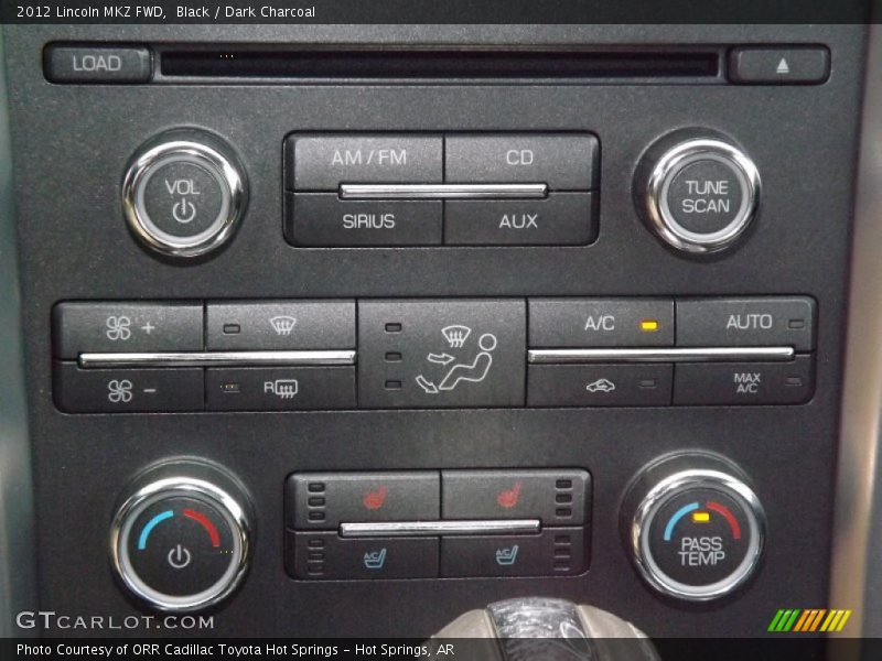 Black / Dark Charcoal 2012 Lincoln MKZ FWD