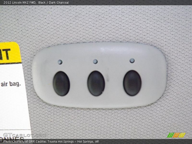 Black / Dark Charcoal 2012 Lincoln MKZ FWD