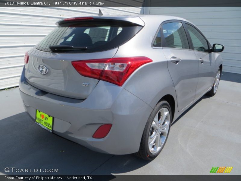 Titanium Gray Metallic / Gray 2013 Hyundai Elantra GT