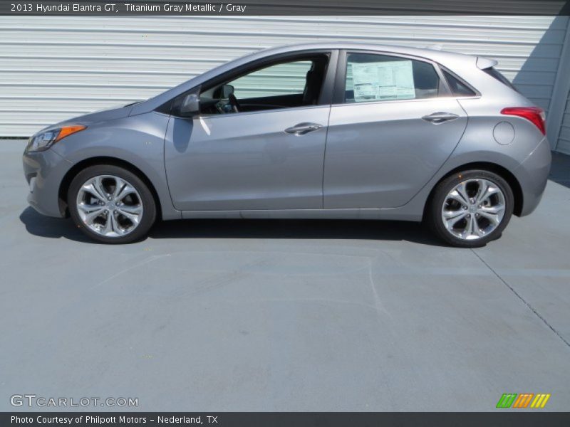 Titanium Gray Metallic / Gray 2013 Hyundai Elantra GT