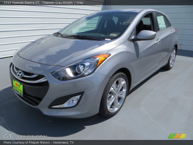 Titanium Gray Metallic / Gray 2013 Hyundai Elantra GT