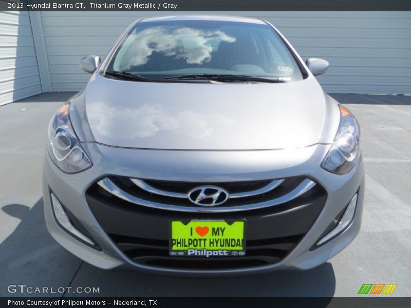 Titanium Gray Metallic / Gray 2013 Hyundai Elantra GT