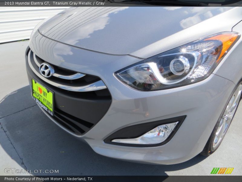 Titanium Gray Metallic / Gray 2013 Hyundai Elantra GT