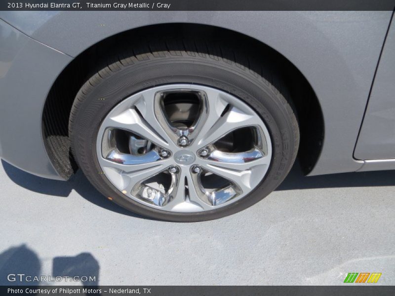 Titanium Gray Metallic / Gray 2013 Hyundai Elantra GT