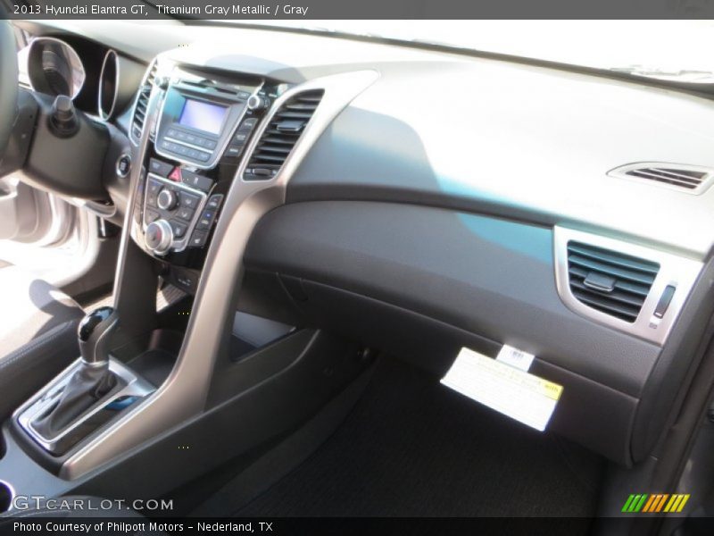 Titanium Gray Metallic / Gray 2013 Hyundai Elantra GT