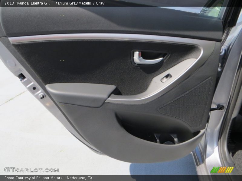 Titanium Gray Metallic / Gray 2013 Hyundai Elantra GT