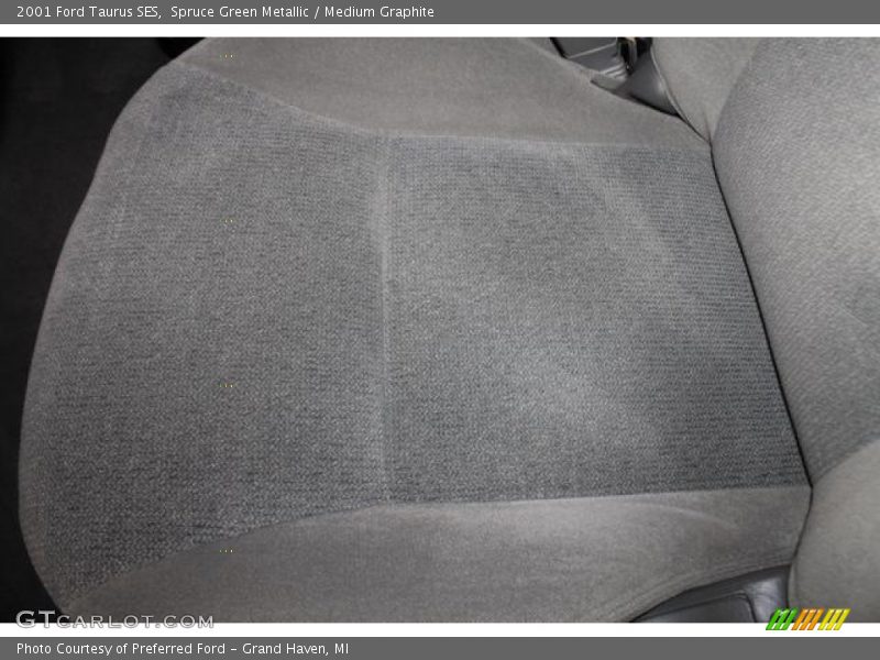 Spruce Green Metallic / Medium Graphite 2001 Ford Taurus SES
