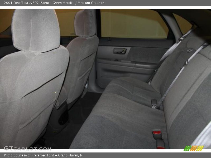 Spruce Green Metallic / Medium Graphite 2001 Ford Taurus SES