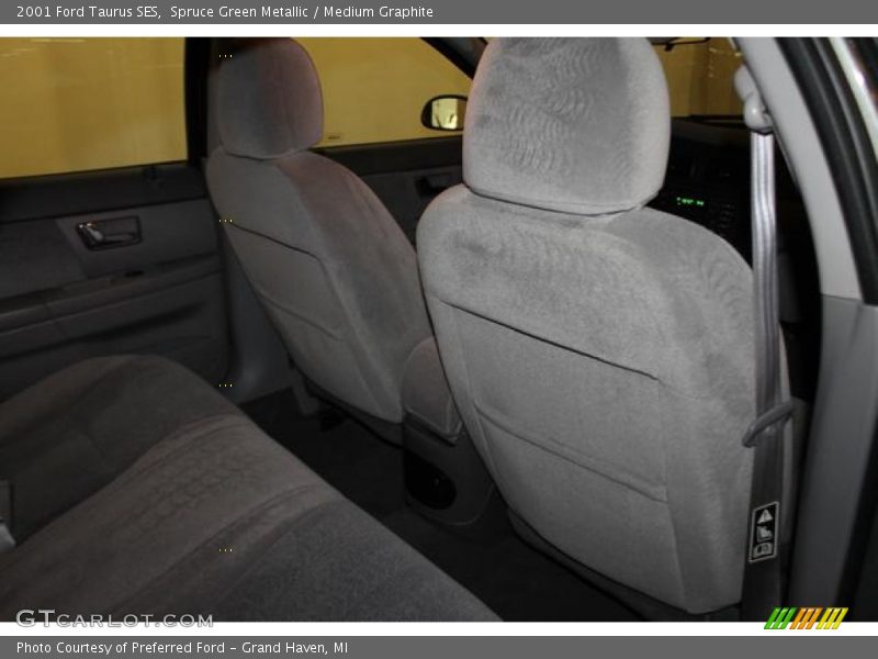 Spruce Green Metallic / Medium Graphite 2001 Ford Taurus SES