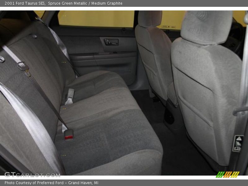 Spruce Green Metallic / Medium Graphite 2001 Ford Taurus SES