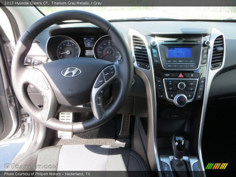 Titanium Gray Metallic / Gray 2013 Hyundai Elantra GT