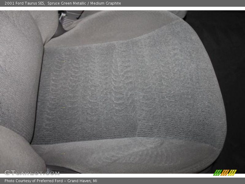 Spruce Green Metallic / Medium Graphite 2001 Ford Taurus SES