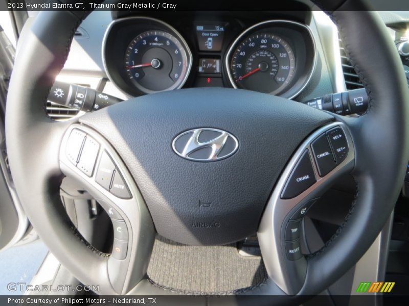 Titanium Gray Metallic / Gray 2013 Hyundai Elantra GT