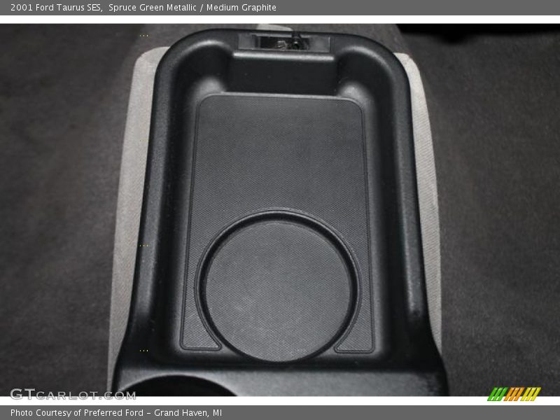 Spruce Green Metallic / Medium Graphite 2001 Ford Taurus SES