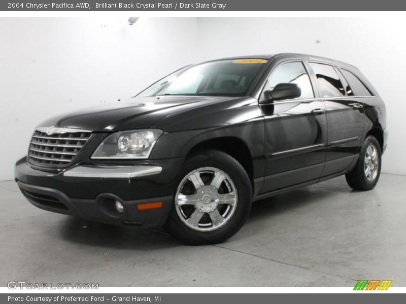 Brilliant Black Crystal Pearl / Dark Slate Gray 2004 Chrysler Pacifica AWD