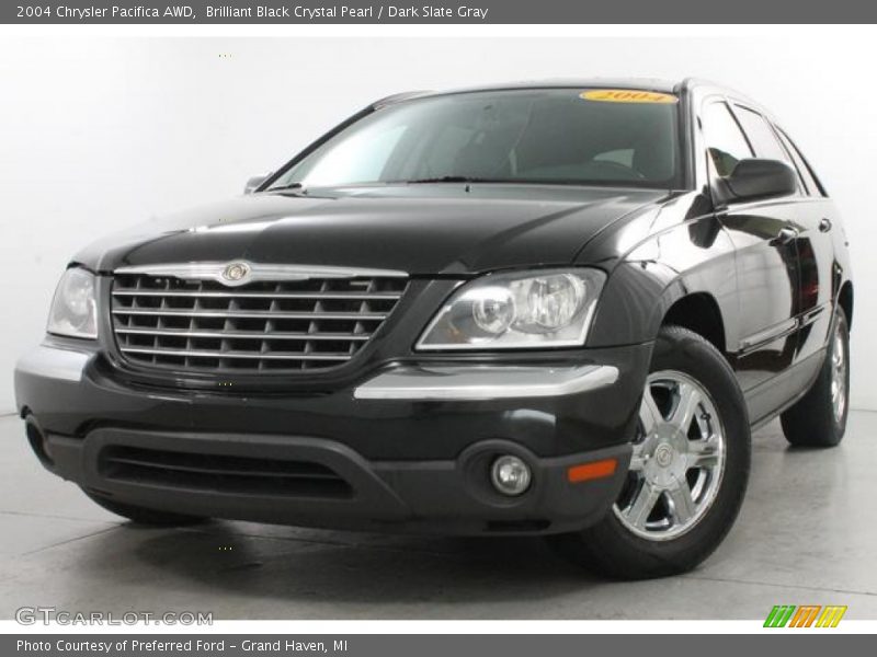 Brilliant Black Crystal Pearl / Dark Slate Gray 2004 Chrysler Pacifica AWD