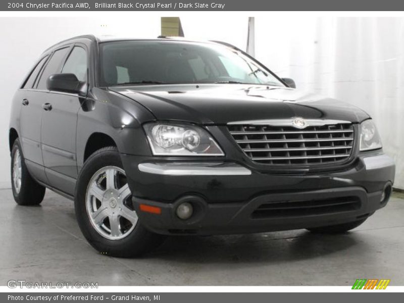 Brilliant Black Crystal Pearl / Dark Slate Gray 2004 Chrysler Pacifica AWD
