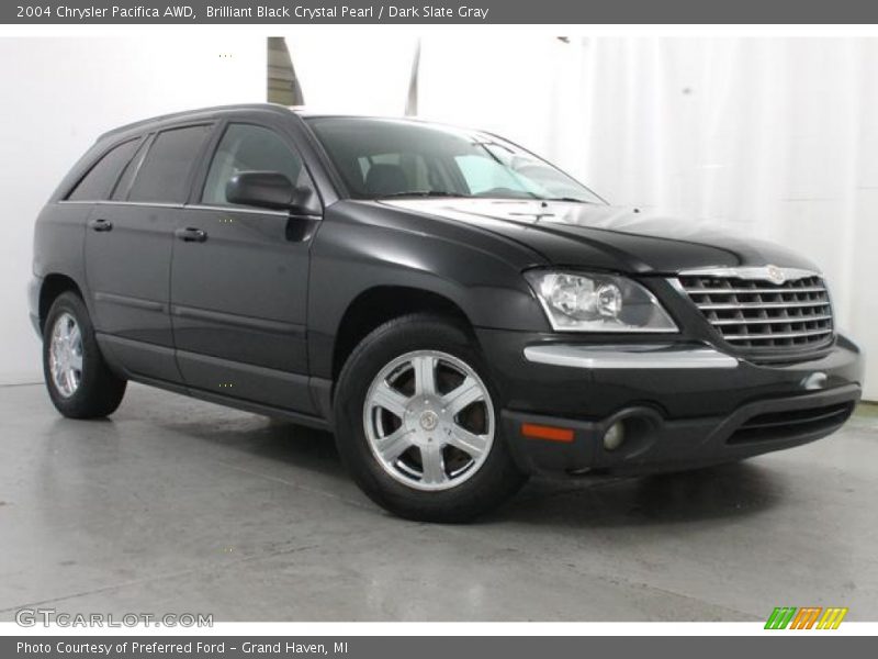 Brilliant Black Crystal Pearl / Dark Slate Gray 2004 Chrysler Pacifica AWD