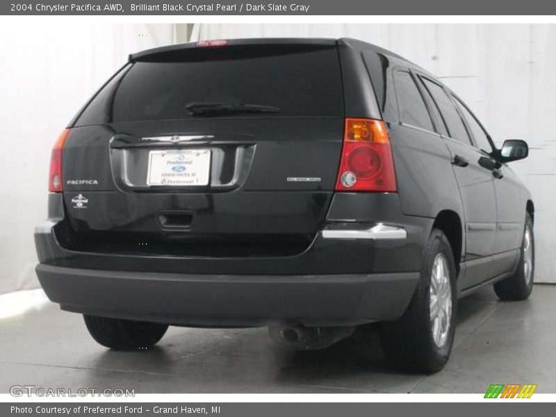 Brilliant Black Crystal Pearl / Dark Slate Gray 2004 Chrysler Pacifica AWD