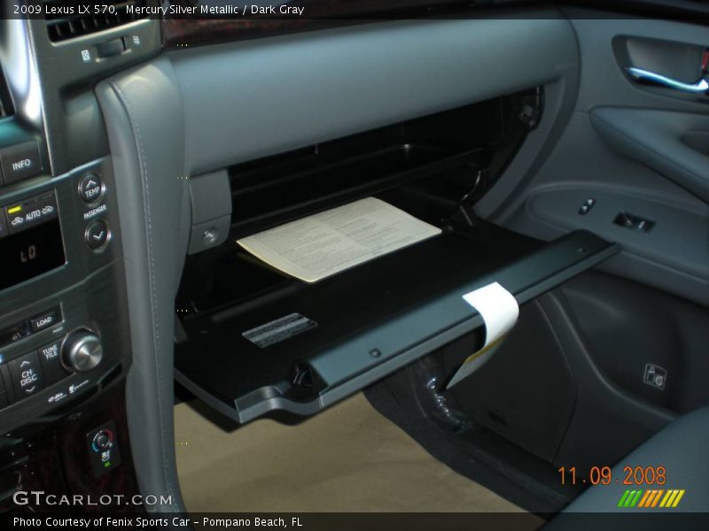 Mercury Silver Metallic / Dark Gray 2009 Lexus LX 570