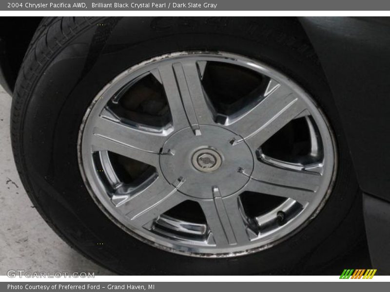 Brilliant Black Crystal Pearl / Dark Slate Gray 2004 Chrysler Pacifica AWD