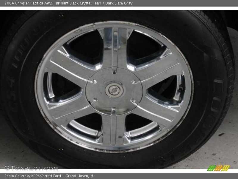 Brilliant Black Crystal Pearl / Dark Slate Gray 2004 Chrysler Pacifica AWD