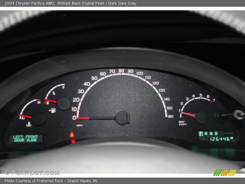 Brilliant Black Crystal Pearl / Dark Slate Gray 2004 Chrysler Pacifica AWD