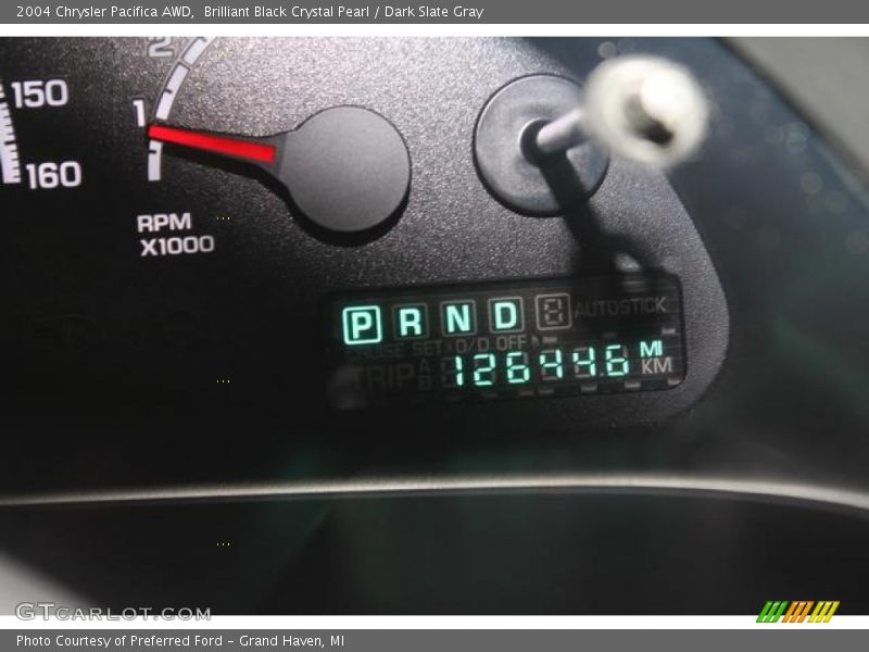 Brilliant Black Crystal Pearl / Dark Slate Gray 2004 Chrysler Pacifica AWD