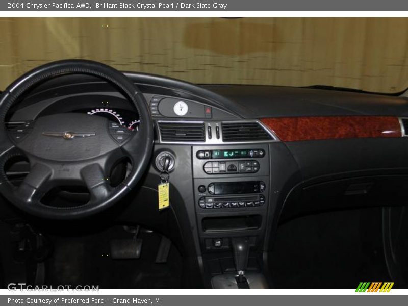 Brilliant Black Crystal Pearl / Dark Slate Gray 2004 Chrysler Pacifica AWD