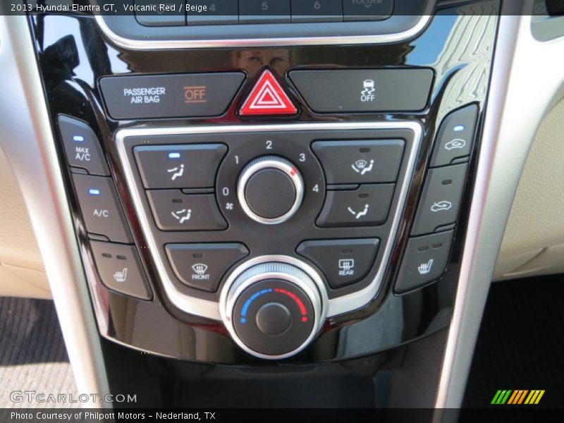 Controls of 2013 Elantra GT