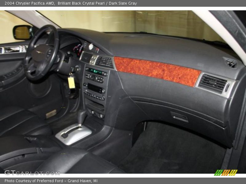 Brilliant Black Crystal Pearl / Dark Slate Gray 2004 Chrysler Pacifica AWD