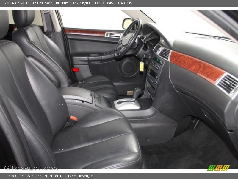 Brilliant Black Crystal Pearl / Dark Slate Gray 2004 Chrysler Pacifica AWD