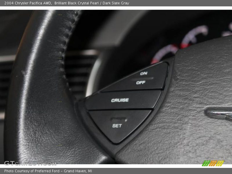 Brilliant Black Crystal Pearl / Dark Slate Gray 2004 Chrysler Pacifica AWD