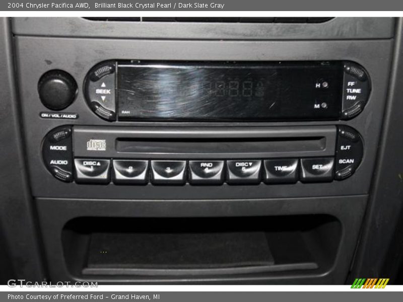 Brilliant Black Crystal Pearl / Dark Slate Gray 2004 Chrysler Pacifica AWD