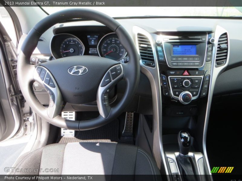 Titanium Gray Metallic / Black 2013 Hyundai Elantra GT