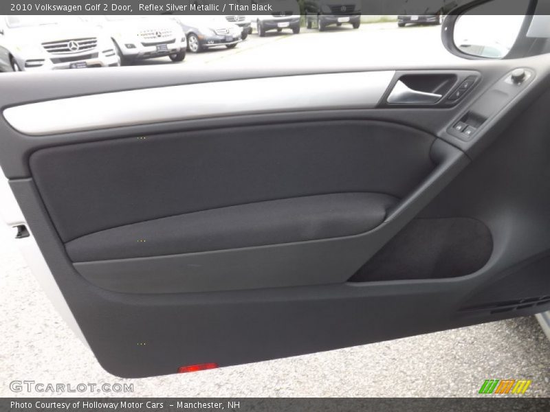 Reflex Silver Metallic / Titan Black 2010 Volkswagen Golf 2 Door